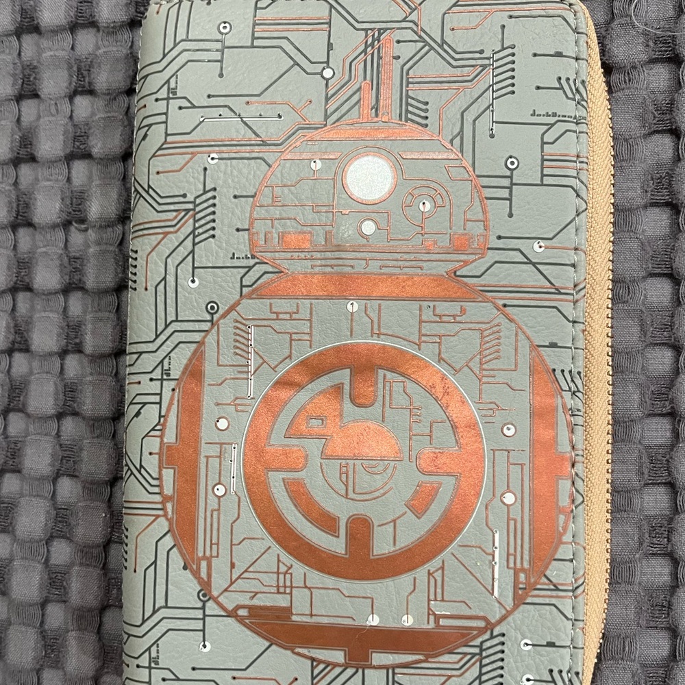 Star Wars BB-8 Circuit Design Phone Case - Gray and Copper